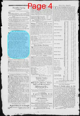 Page thumbnail for Fowle's New Hampshire Gazette And General Advertiser