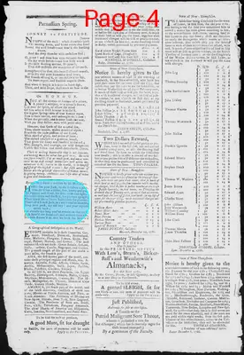 Page thumbnail for Fowle's New Hampshire Gazette And General Advertiser