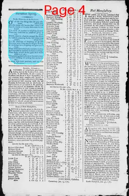 Page thumbnail for Fowle's New Hampshire Gazette And General Advertiser