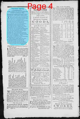 Page thumbnail for Fowle's New Hampshire Gazette And General Advertiser
