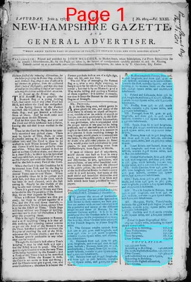 Page thumbnail for The New Hampshire Gazette And General Advertiser