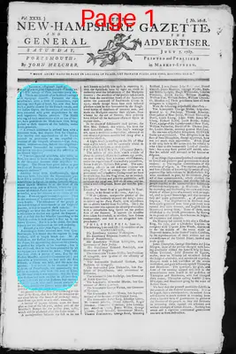 Page thumbnail for The New Hampshire Gazette And General Advertiser