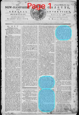 Page thumbnail for The New Hampshire Gazette And General Advertiser