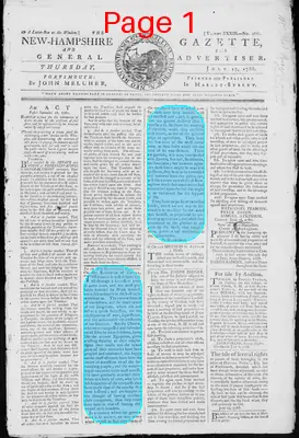 Page thumbnail for The New Hampshire Gazette And General Advertiser