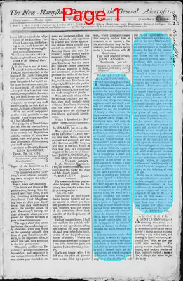 Page thumbnail for The New Hampshire Gazette And General Advertiser