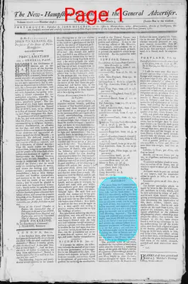 Page thumbnail for The New Hampshire Gazette And General Advertiser