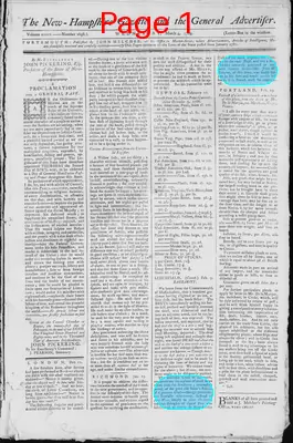 Page thumbnail for The New Hampshire Gazette And General Advertiser