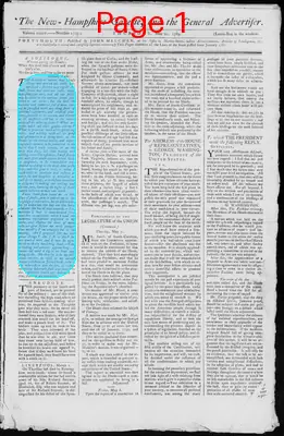 Page thumbnail for The New Hampshire Gazette And General Advertiser