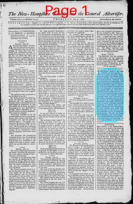 Page thumbnail for The New Hampshire Gazette And General Advertiser