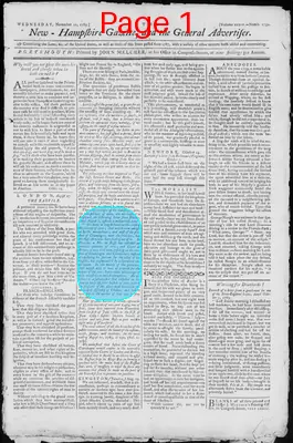 Page thumbnail for The New Hampshire Gazette And General Advertiser
