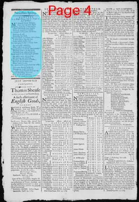 Page thumbnail for The New Hampshire Gazette And General Advertiser