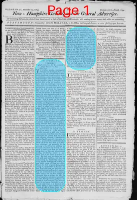 Page thumbnail for The New Hampshire Gazette And General Advertiser
