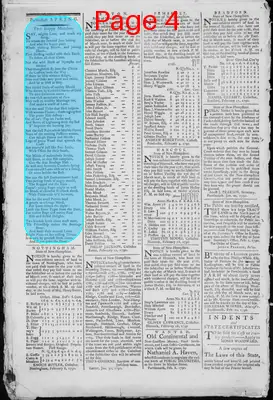 Page thumbnail for The New Hampshire Gazette And General Advertiser