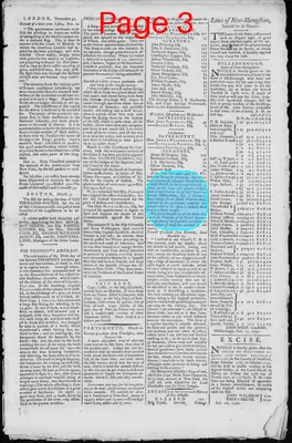Page thumbnail for The New Hampshire Gazette And General Advertiser