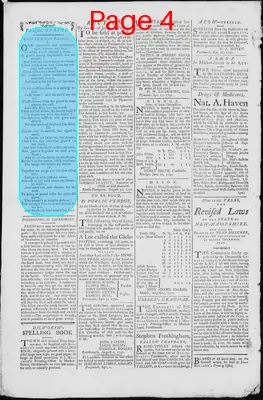 Page thumbnail for The New Hampshire Gazette And General Advertiser
