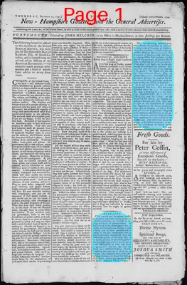 Page thumbnail for The New Hampshire Gazette And General Advertiser