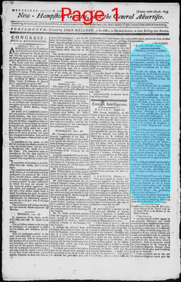 Page thumbnail for The New Hampshire Gazette And General Advertiser