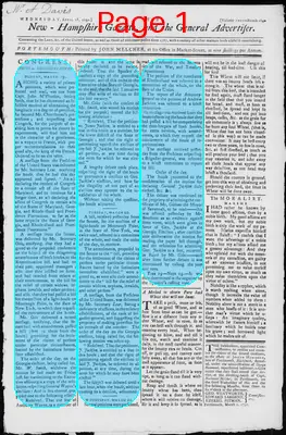 Page thumbnail for The New Hampshire Gazette And General Advertiser