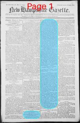 Page thumbnail for The New Hampshire Gazette