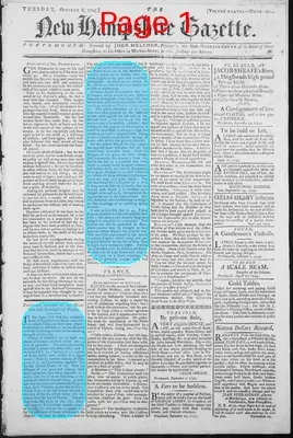 Page thumbnail for The New Hampshire Gazette