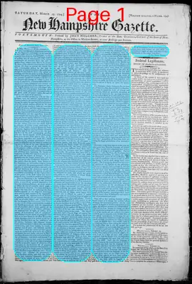 Page thumbnail for The New Hampshire Gazette