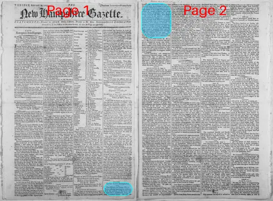 Page thumbnail for The New Hampshire Gazette