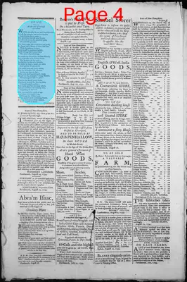 Page thumbnail for The New Hampshire Gazette