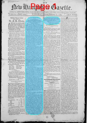 Page thumbnail for The New Hampshire Gazette