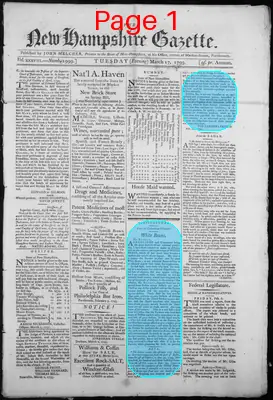 Page thumbnail for The New Hampshire Gazette