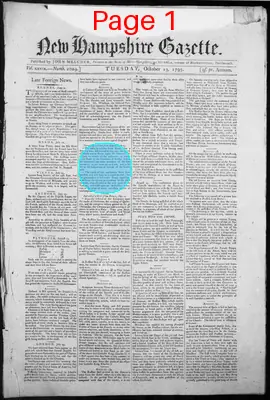 Page thumbnail for The New Hampshire Gazette