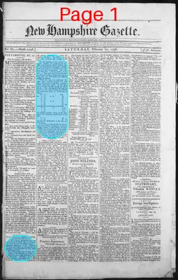 Page thumbnail for The New Hampshire Gazette