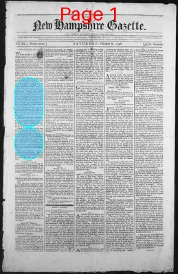 Page thumbnail for The New Hampshire Gazette