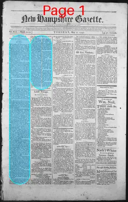 Page thumbnail for The New Hampshire Gazette