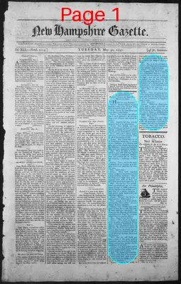 Page thumbnail for The New Hampshire Gazette