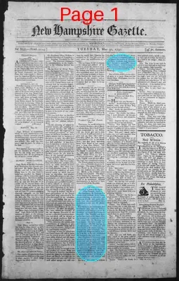 Page thumbnail for The New Hampshire Gazette