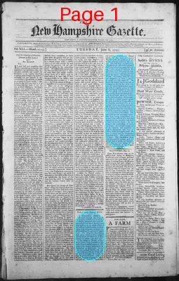 Page thumbnail for The New Hampshire Gazette
