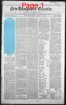 Page thumbnail for The New Hampshire Gazette