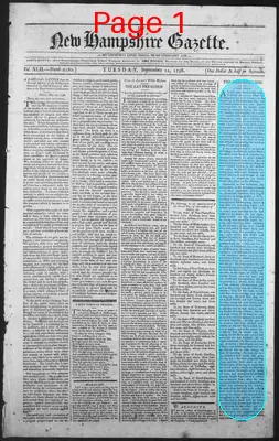 Page thumbnail for The New Hampshire Gazette