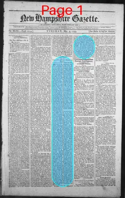 Page thumbnail for The New Hampshire Gazette