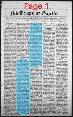 Page thumbnail for The New Hampshire Gazette