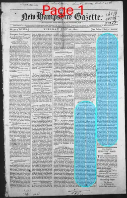 Page thumbnail for The New Hampshire Gazette