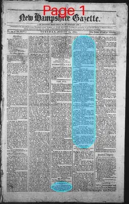 Page thumbnail for The New Hampshire Gazette