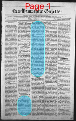 Page thumbnail for The New Hampshire Gazette
