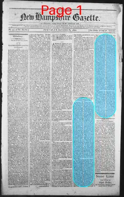 Page thumbnail for The New Hampshire Gazette