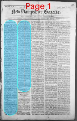 Page thumbnail for The New Hampshire Gazette