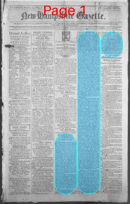 Page thumbnail for The New Hampshire Gazette