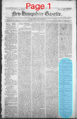 Page thumbnail for The New Hampshire Gazette