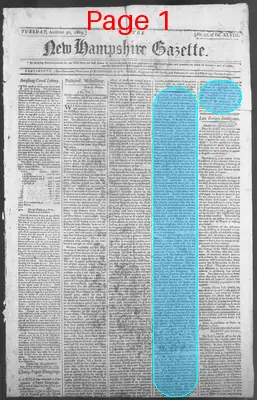 Page thumbnail for The New Hampshire Gazette