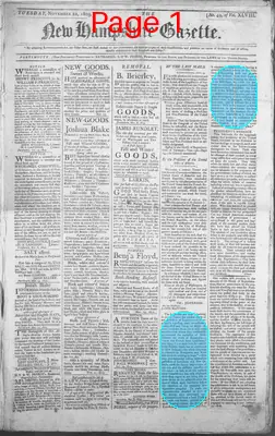Page thumbnail for The New Hampshire Gazette