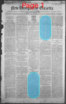 Page thumbnail for The New Hampshire Gazette